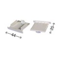 Integratech Endcap for profile RPL3535 with entrance