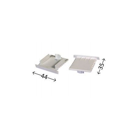 Integratech Endcap for profile RPL3535 with entrance