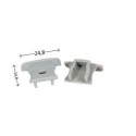 Integratech Endcap for profile RSL15 with entrance