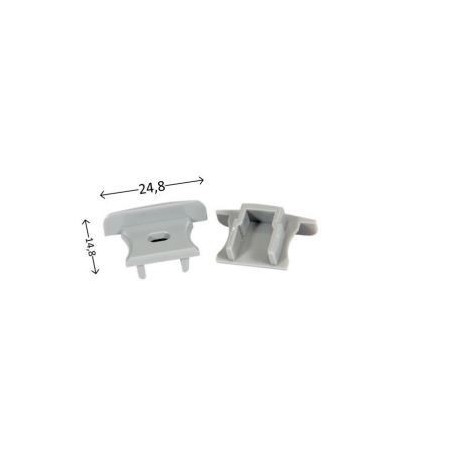 Integratech Endcap for profile RSL15 with entrance
