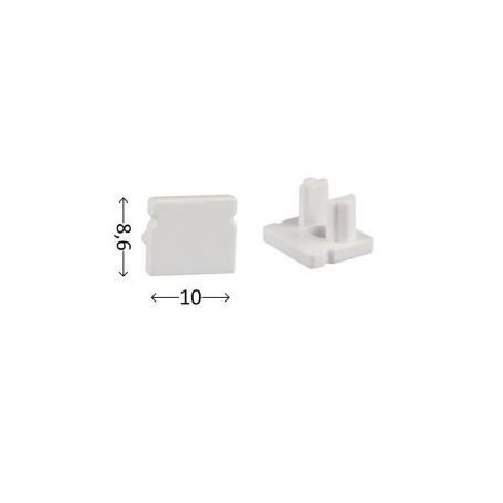 Integratech Endcap for profile SLB10A with entrance