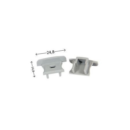 Integratech Endcap for profile SL15