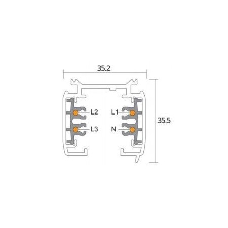 Integratech Universal 3 phase rail dim 7p 3m