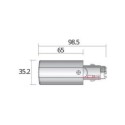 Integratech Power connector left for univ 3ph rail 7p