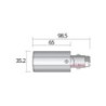 Integratech Voeding links voor univ 3 fase rail 7p