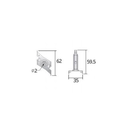 Integratech Suspension 3m for universal 3ph rail