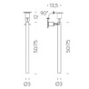 Nemo Canna Nuda (metal) 75cm Hanglamp