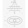 Nemo Ellisse Triple Hanglamp