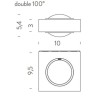 Nemo Fix double 100° Wandlamp