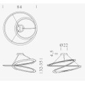 Nemo Kepler Minor down Hanging lamp