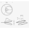 Nemo Kepler Minor up Hanglamp