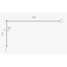 Nemo Potence pivotante Wandlamp / Plafondlamp