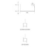 Nemo Tru horizontal down+up Hanglamp