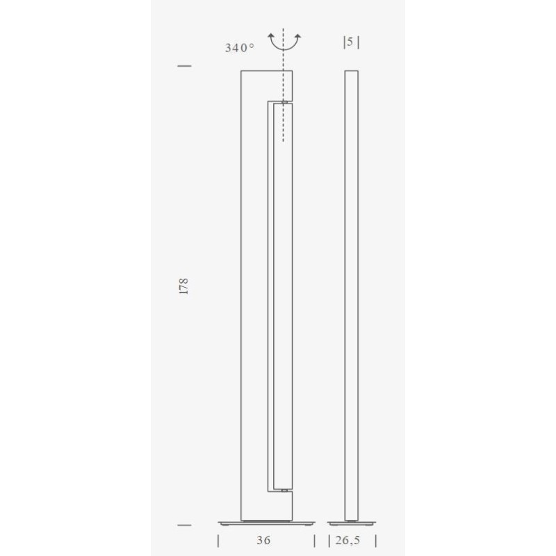 Nemo Ara mk3 led Staanlamp