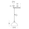 Nemo AS41Z Hanglamp