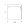 Nemo Borne Béton Petite outdoor IP44 Grondlamp