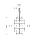 Nemo Crown magnum Suspension lamp