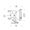 Nemo Projecteur 165 parete Wall lamp