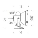 Nemo Projecteur 165 pinza/clip Table lamp