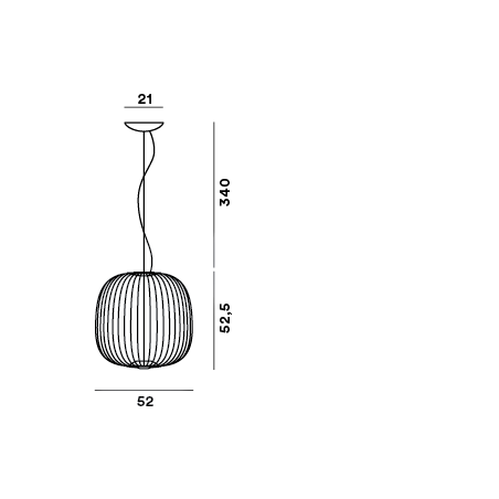 Foscarini Spokes 2 suspension lamp