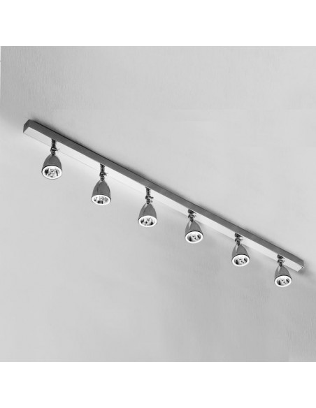 Tekna LILLEY SHADE ON RAIL 6 - LED (1500MM) Ceiling lamp