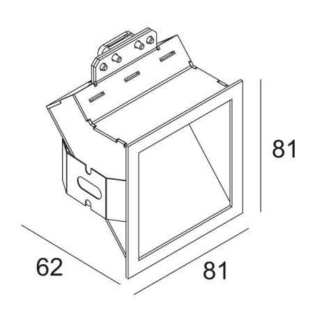 Delta Light HELI 1 SCREEN LED WW Recessed lighting