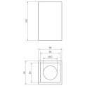 BRICK IN THE WALL Beammeup Square 50 LED 700 lm CRI80 remote driver