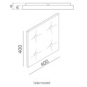 BRICK IN THE WALL Button 2x2 Surface LED DIM REMOTE DRIVER