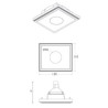 BRICK IN THE WALL Enola 30 LED 200 lm real spot remote driver