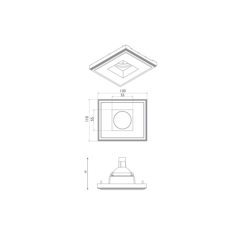 BRICK IN THE WALL Indox 30 IP54 Outdoor LED 600 lm remote driver