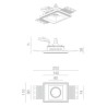 BRICK IN THE WALL Indox 50 Mini IP20 LED WARMDIM