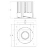 BRICK IN THE WALL Indox R 50 IP54 Outdoor LED 500 lm CRI80 remote driver WARMDIM