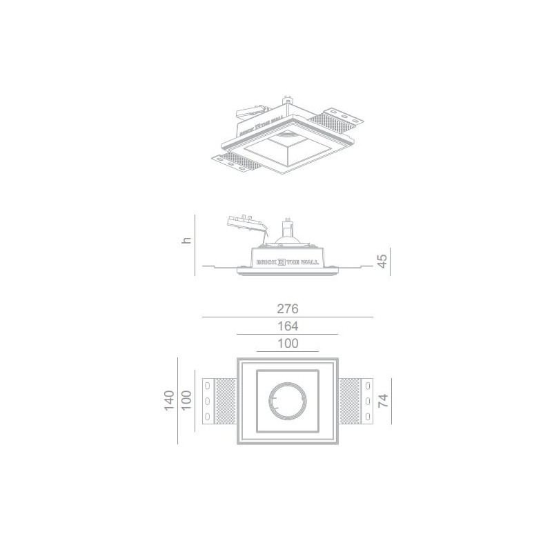 BRICK IN THE WALL Indox 50 Es IP54 Outdoor