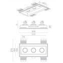 BRICK IN THE WALL Indox 3x50 Es IP54 Outdoor