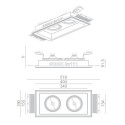 BRICK IN THE WALL Indox 2x111 IP20 LED 1300 lm CRI97
