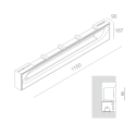 BRICK IN THE WALL Italic IP20 LED 3000LM 230VAC