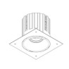 BRICK IN THE WALL Level R 50 IP54 Bathroom LED 500 lm remote driver Fix WARMDIM