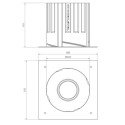 BRICK IN THE WALL Level R 50 IP54 Bathroom LED 500 lm remote driver Fix WARMDIM