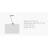 Catellani & Smith Lederam T1 Tischlampe