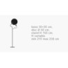 Catellani & Smith Luce D’Oro F Stehlampe