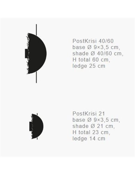 Catellani & Smith Postkrisi W 21 Wandlampe