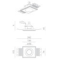 BRICK IN THE WALL Pixo 50 IP54 Outdoor LED WARMDIM