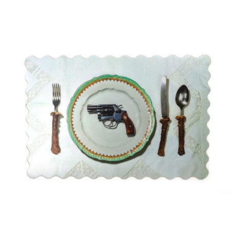 SELETTI TOILETPAPER Table mat 30,7 x 45,7 cm cork - Bon Appetit