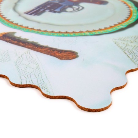 SELETTI TOILETPAPER Table mat 30,7 x 45,7 cm cork - Bon Appetit