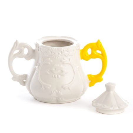 SELETTI I-WARES Sugar bowl ø 13 cm with col. Handle