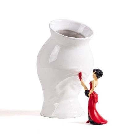 SELETTI CIRCUS Vase 28 x 17,5 x 28,5 cm - Lucy