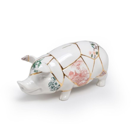 SELETTI KINTSUGI Piggy bank 31,5 x 13 cm