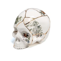 SELETTI KINTSUGI Skull 21 x 15 cm