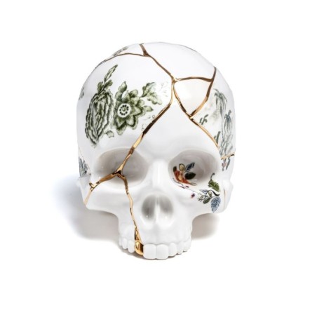 SELETTI KINTSUGI Skull 21 x 15 cm