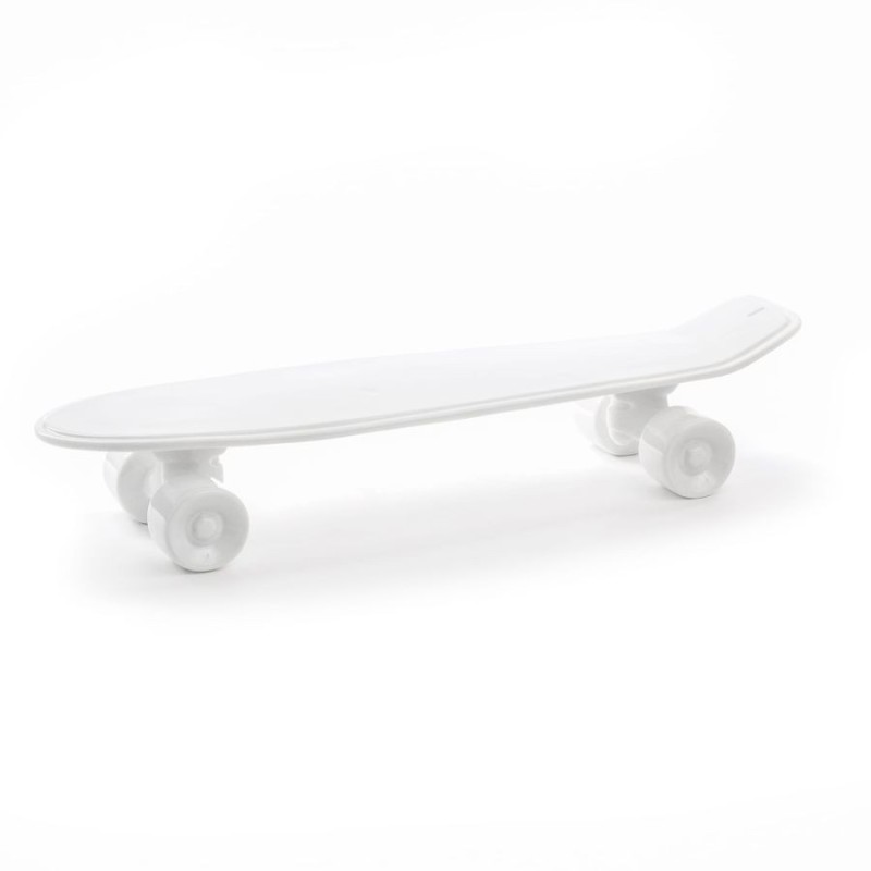 SELETTI MEMORABILIA WHITE AND GOLD Untersetzer 58 x 15 cm - Skateboard